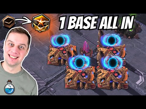 Can I defend 1 base ALL IN without early units?! | Phoenix DT to Grandmaster #11 StarCraft 2