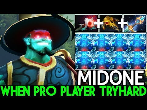 Midone [Storm Spirit] When Pro Tryhard This is 10k MMR Plays 7.22 Dota 2