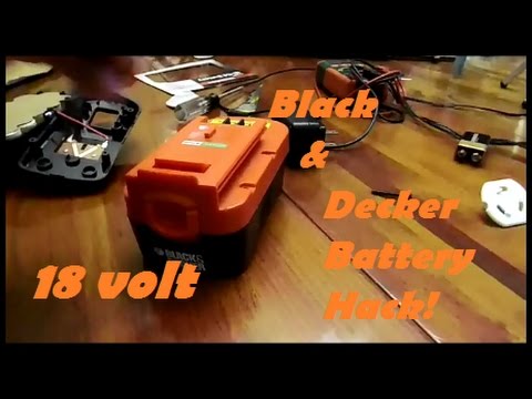 Cheap Black & Decker Battery Hack!!!