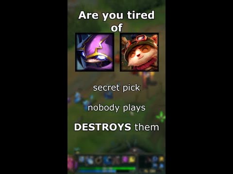 Secret pick against ranged toplaners