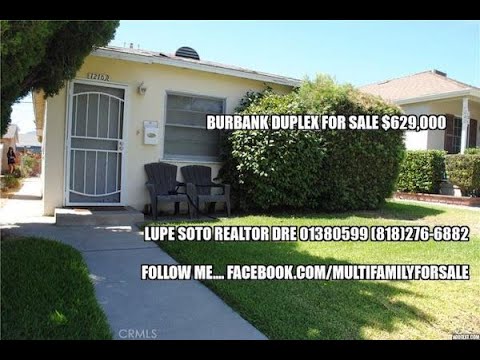 DUPLEX for sale EN VENTA in Burbank CA (818)276-6882