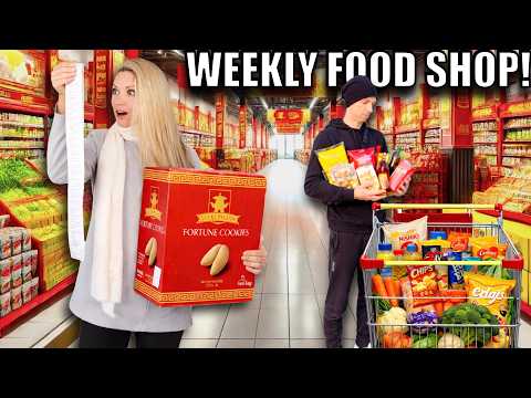 We Tried Doing Our FULL Weekly Shop At An Asian Supermarket!