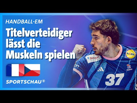 Video Thumbnail: Frankreich - Tschechien Highlights | Handball-EM 2026 | Sportschau