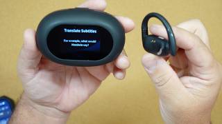 AI Translation Earbuds Real Time 157 Languages Translator Ear Buds Interpreter Earphones, Open-Ear