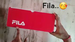 Budget Fila sandals - Navy/Red