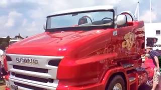 SCANIA R999 V8 RED PEARL 1000 HP TRUCK  (ENGINE SOUND)