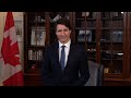 Prime Minister Trudeau's message to mark the start of Hanukkah