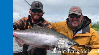 preview picture of video 'Fly fishing from Goodnews River Lodge in Alaska'