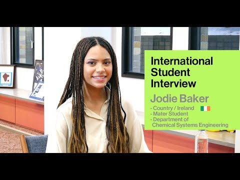 機械工学科 International Student Interviews | Jodie Baker