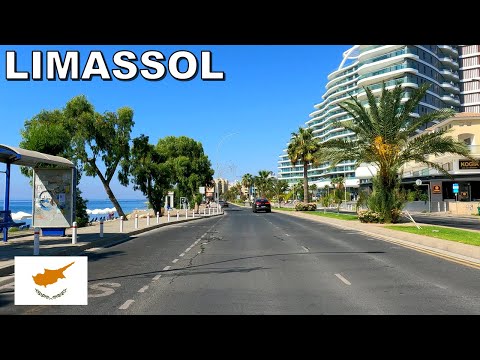 DRIVING around LIMASSOL CITY in CYPRUS * 4K (60fps)