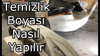 Temizlik boyası nasıl yapılır.