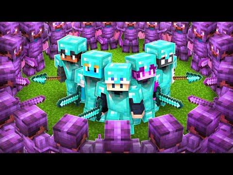 5 YouTubers vs 100 Players