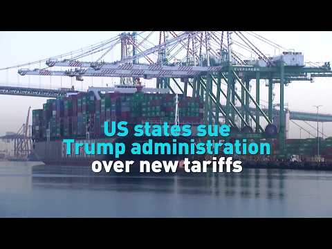 US states sue Trump administration over new tariffs