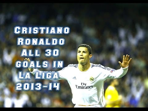 Cristiano Ronaldo - All 30 Goals in La Liga 2013-14 (HD)