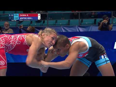 Repechage WW - 53 kg: R. ZASINA (POL) v. L. MONTERO HERR (CUB)