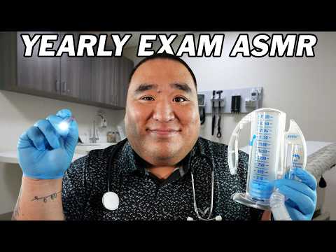 Yearly Doctor Exam 🩺 ASMR Roleplay for SLEEP (Personal Attention)