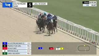 Gulfstream Park July 3, 2026 Race 5
