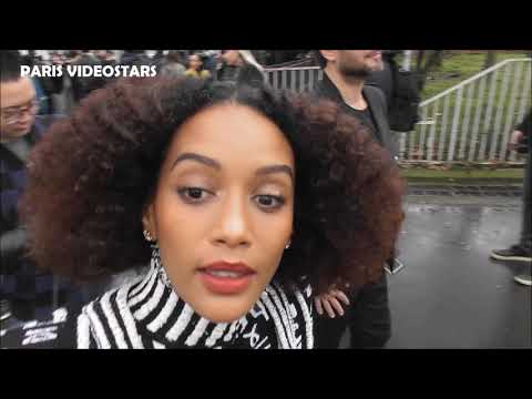 Taís Araújo attends Paris Fashion Week 1 march 2019 show Balmain