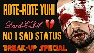 Rote-Rote Yuhi Raat Guzar Jati Hai | Very Sad - YouTube