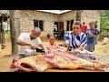 Plastering Our Dream Home In Africa Cooking A 30kg Cow Leg In Glass Jars