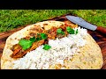 All in One Chicken Curry 🔥 ASMR Forest Cooking! No talk! Relaxing video