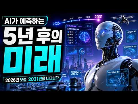 AI가 예측하는 5년 후의 미래: 2026년 오늘, 2031년을 내다보다.