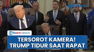 Viral Video Trump Tidur saat Pimpin Rapat di Ruang Oval Gedung Putih, Pakar Sebut Gejala Sleep Apnea