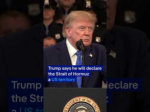 Trump says he will soon declare Strait of Hormuz as US territory | DW News