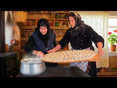 Making 1,000 Tiny Dumplings! Grandma’s Most Difficult Recipe 🥟