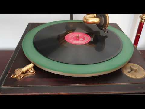 This boy (The Beatles) 78 RPM Indian record in Victor VI with Victrola 2 reproducer