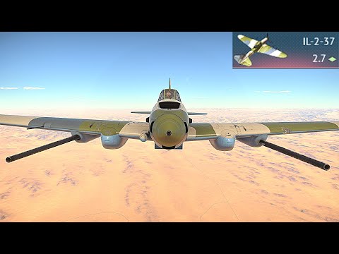 I tried the IL-2 with 37MM CANNONS 😱 and i got this....