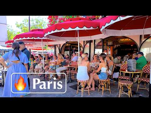 Paris, France ☀️ - Paris walking tour - Paris Summer walk, July 2025 - Paris 4K