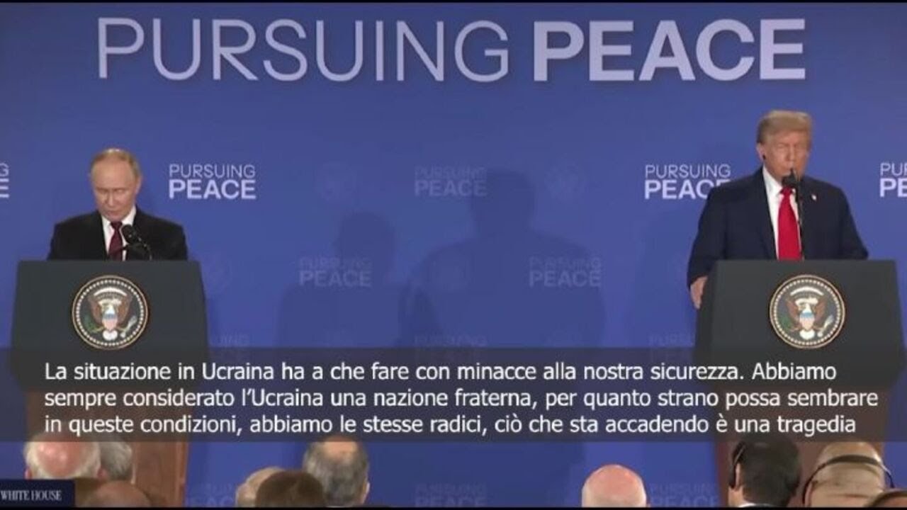 Putin ad Anchorage: Ucraina nazione fraterna, speriamo che intesa aiuti ad avvicinare pace