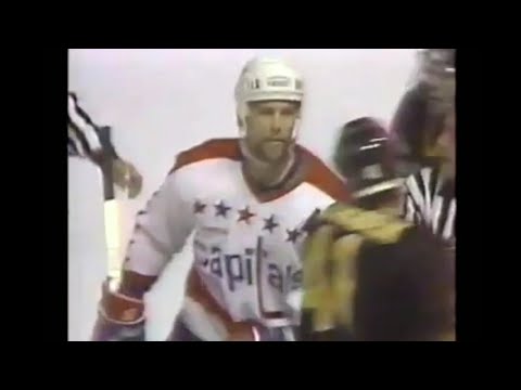 Bruins - Capitals scrum 5/9/90