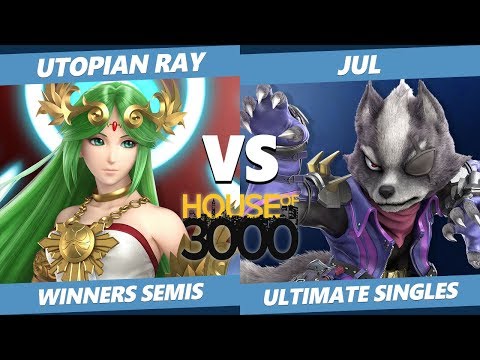 Smash Ultimate Tournament - Utopian Ray (Palutena) Vs. Jul (Wolf, Robin) SSBU Xeno 151 Winners Semis