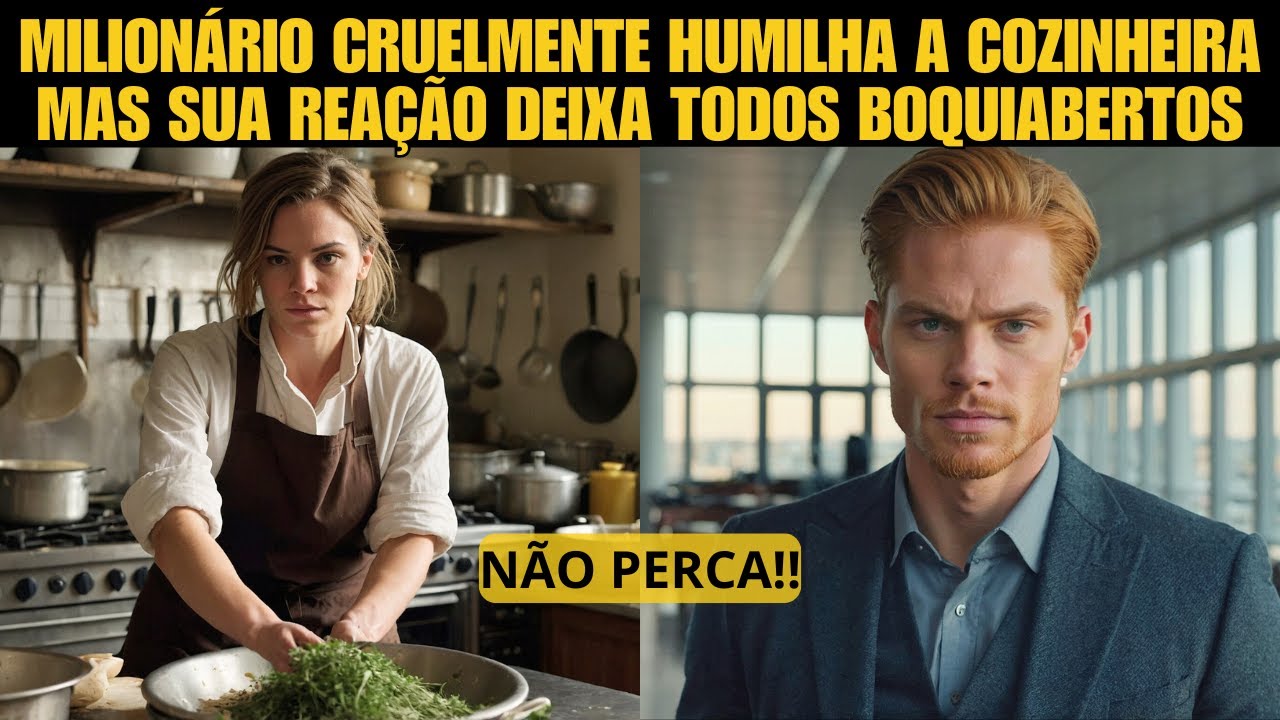 Milionário Cruelmente Humilha a Cozinheira, Mas Sua Reação Deixa Todos Sem  Palavras