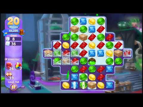 Wonka's World of Candy Level 740 - NO BOOSTERS + FULL STORY 🍫 | SKILLGAMING ✔️
