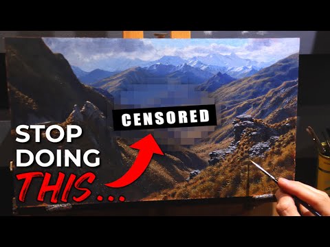 How to Create DEPTH in a painting - Landscapes in Oils