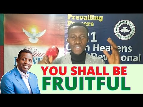 DECREE Your FRUITFULNESS // Open Heavens Daily Devotional 25-03-2021 - Pastor E. A. Adeboye