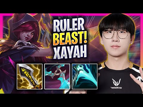 RULER IS A BEAST WITH XAYAH! - GEN Ruler Plays Xayah ADC vs Lucian! | Season 2025