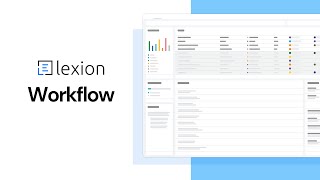 Lexion Workflow