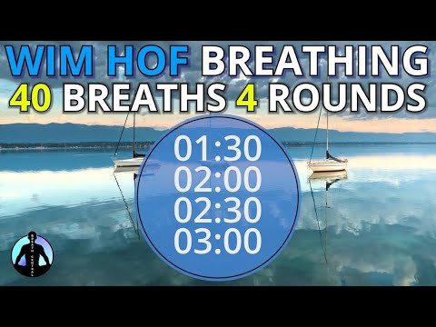 Wim Hof Guided Breathing Session - 4 Rounds Advanced No Talking New Version