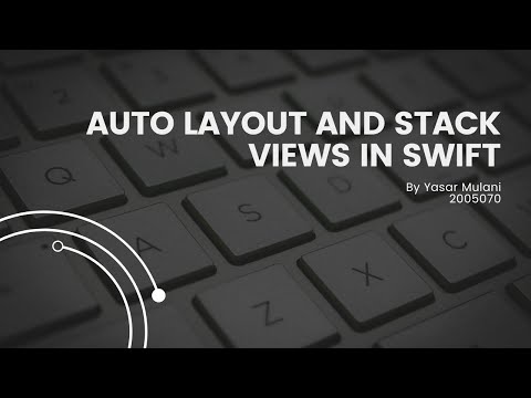Auto Layout and Stack Views in Swift