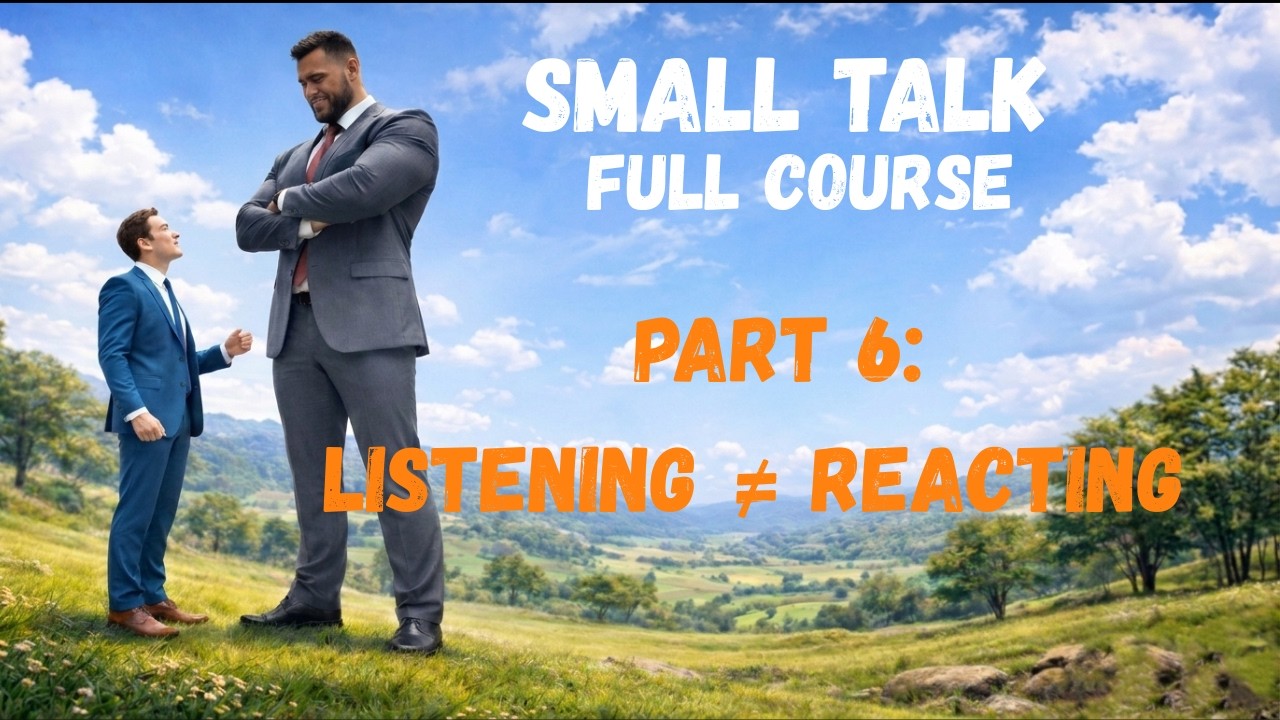 Session 6 | How to Listen Without Saying Much (The Bartender Rule)
