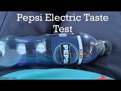 Pepsi electric flavour taste test