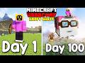 I Survived 100 Days On A Happy Ghast In Minecraft Hardcore