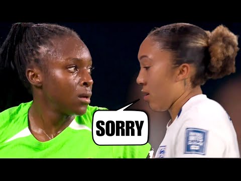 Lauren James apologise Michelle Alozie after walking from Alozie during Fifa Women's Worldcup Match
