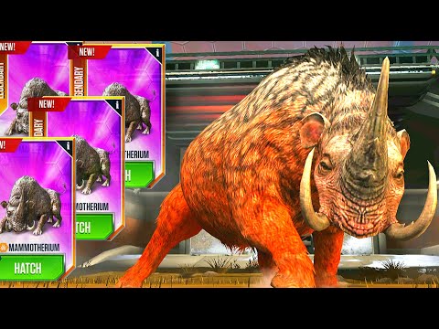 NEW UPGRADE HYBRIDS MAMMOTHERIUM MAX LEVEL 40 | HT GAME