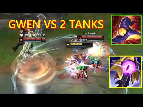 GWEN VS 2 TANKS WHO WILL WIN?!