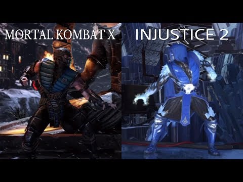 Sub-Zero's Moveset Comparison between Mortal Kombat X & Injustice 2 (Default Abilities)